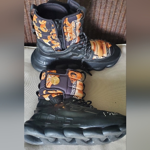 Versace Chain Reaction High Tops - Picture 1 of 9